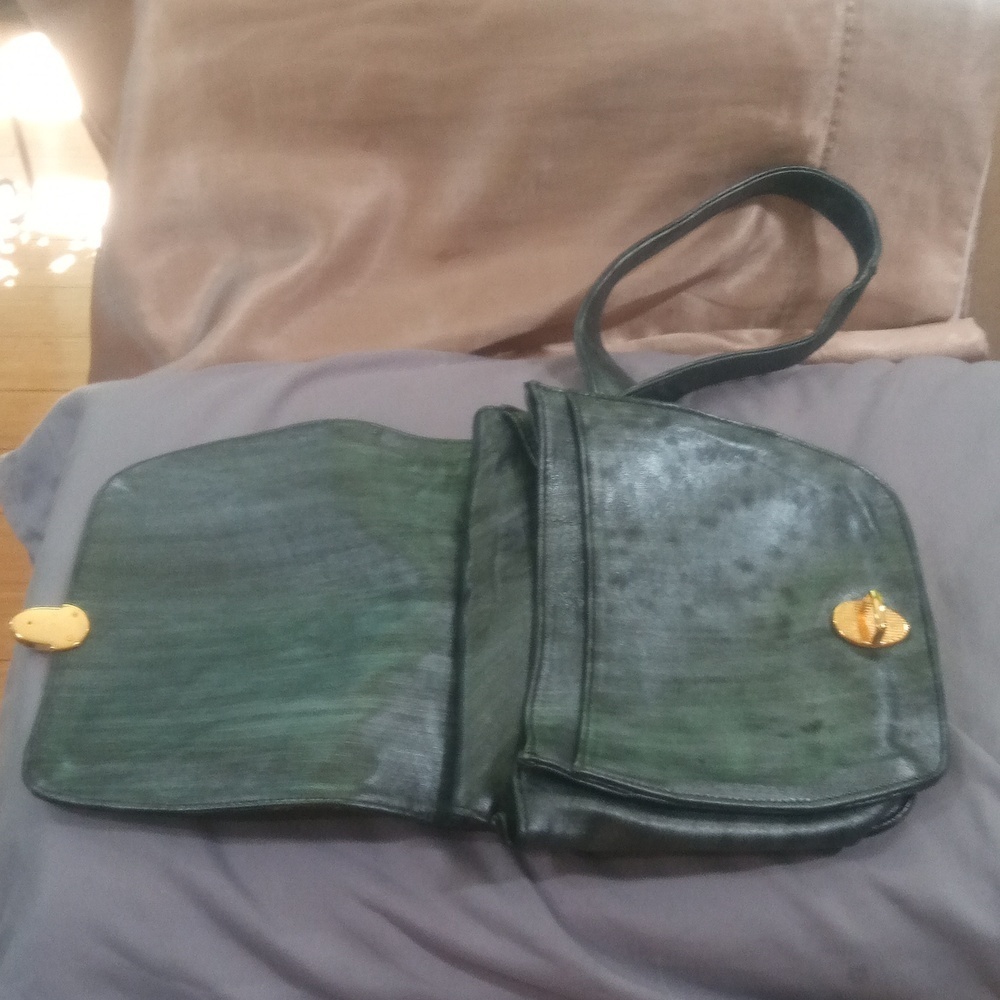 NWT leather (python?) bag - Picture 5 of 16